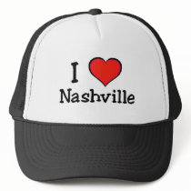 I Love Nashville Mesh Hat
