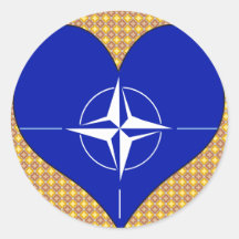 I Love Nato Stickers