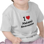 I love Natural Resources heart custom personalised t-shirts