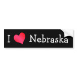 I Love Nebraska bumper stickers