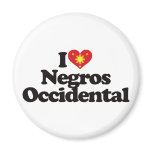 I Love Negros Occidental magnets