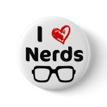 I love nerds buttons