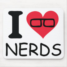 i love nerds mouse mat