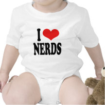 I Love Nerds Rompers