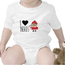 I Love Nerds Rompers
