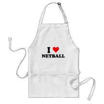 I Love Netball Apron