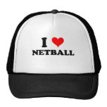 I Love Netball Mesh Hats