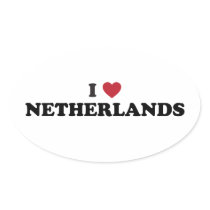 I Love Netherlands Sticker