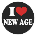 I Love New Age stickers