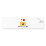 I Love New Brunswick New Jersey Bumper Stickers
