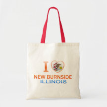 I Love New Burnside, IL Bag