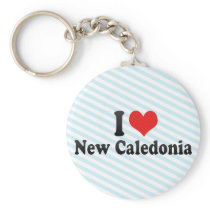 I Love New Caledonia Key Chain