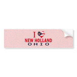 I love New Holland, Ohio bumper stickers