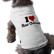 I Love New Orleans Dog Clothes