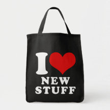 I LOVE NEW STUFF - bag