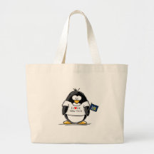 I Love New York Penguin Canvas Bags