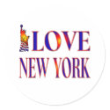 I LOVE NEW YORK stickers