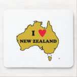 I Love New Zealand (Australia) mousepads