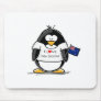 I Love New Zealand Penguin Mousepad