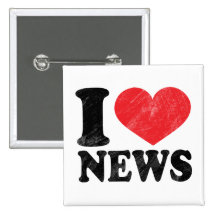 I Love News Pins