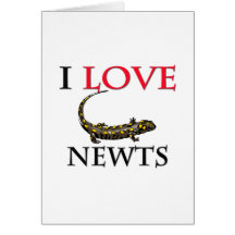 I Love Newts Cards