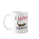 I Love Newts mugs