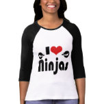 I Love Ninjas t-shirts