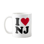 I LOVE NJ mugs
