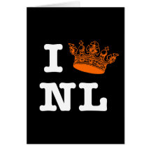 I love NL I crown NL Card