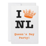 I love NL I crown NL invitations