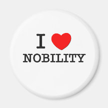 I Love Nobility Fridge Magnets