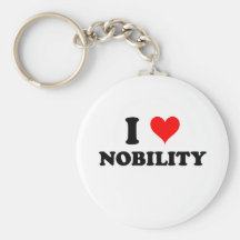 I Love Nobility Keychain