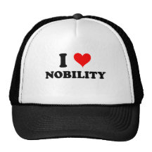 I Love Nobility Mesh Hat