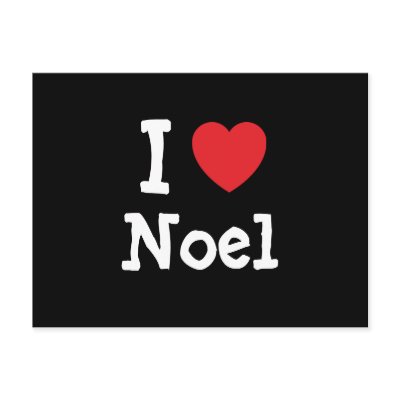 I love Noel heart T-Shirt Post Card by funnycustomtshirts