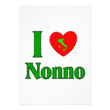 I Love Nonno (Italian Grandfather) Invite