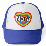 I love Nora. I love you Nora. Heart hats