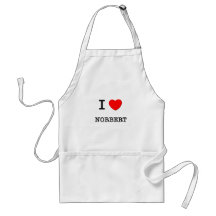 I Love Norbert Aprons