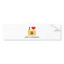 I Love North Wildwood New Jersey Bumper Stickers