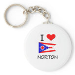 I Love Norton Ohio Keychain