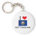 I Love Nottingham New Hampshire Key Chain