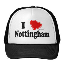 I Love Nottingham Trucker Hat