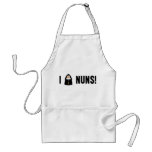 I Love Nuns aprons