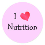 I Love Nutrition stickers