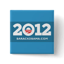 I Love Obama 2012 Pins