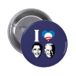 I LOVE OBAMA BIDEN PIN