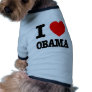 I Love Obama Doggie T Shirt