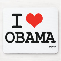 I love Obama Mousepads