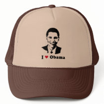 I Love Obama T-shirt Hats