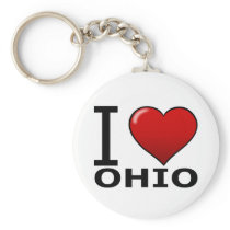 I LOVE OHIO KEY CHAINS