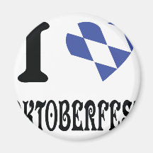 I love oktoberfest icon magnets